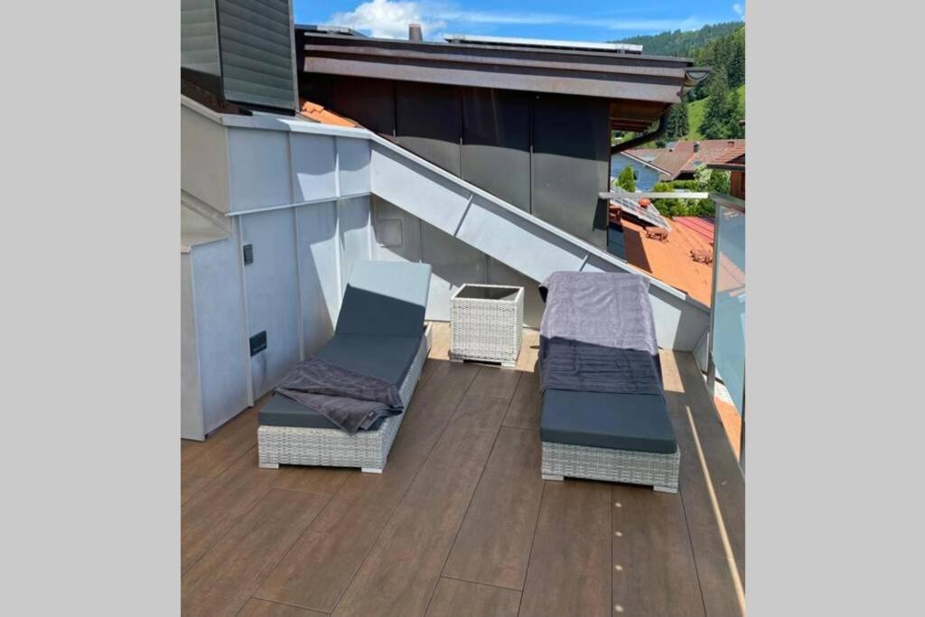 Bergfux Ferienhaus - Hochwertige Ausstattung Sonthofen Eksteriør bilde